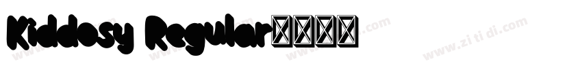 Kiddosy Regular字体转换